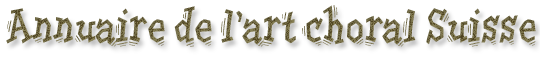 Annuaire des choeurs